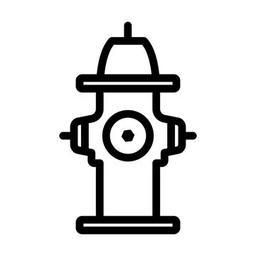 Fire Hydrant Icon Stock Illustration