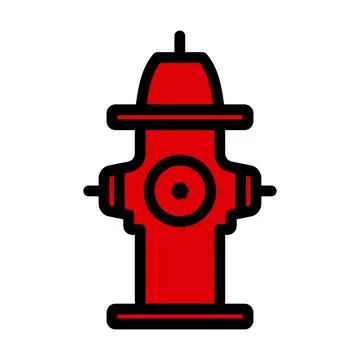 Fire Hydrant Icon Stock Illustration