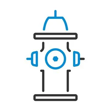 Fire Hydrant Icon Stock Illustration