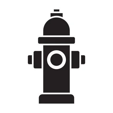Fire Hydrant icon vector for graphic design, logo, web site, social media, mo Stock Illustration