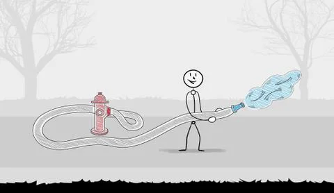 Fire hydrant Stock Illustration