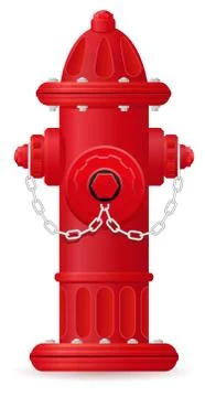 Fire hydrant illustration Stock Illustration