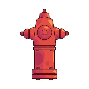Fire hydrant illustration 스톡 일러스트