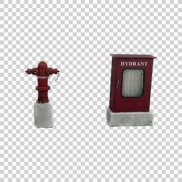 Fire hydrant isolated Illustrazione stock