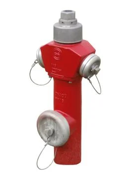 Fire hydrant isolated on white background Stock Photos