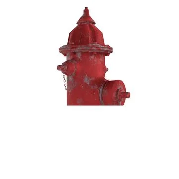 Fire Hydrant isolated on white background Foto stock