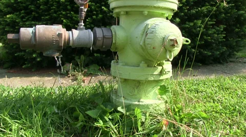 Fire Hydrant with a leaky gauge 動画素材 39826263