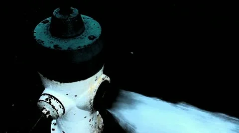 Fire Hydrant Night Stock Footage 12654832