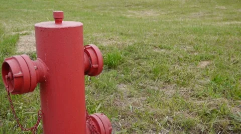 Fire hydrant open Stock Footage 40478201