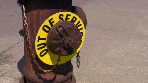 Fire Hydrant Out Of Service 動画素材 11516557