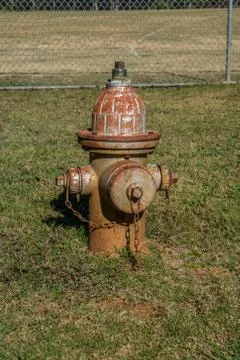 Fire hydrant outdoors Foto stock