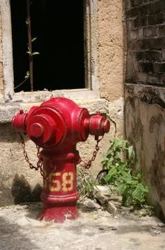 A fire hydrant Stock Photos