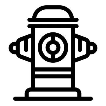 Fire hydrant providing essential fire protection services Stock Illustration