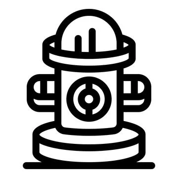 Fire hydrant providing essential water supply for firefighting operations イラスト素材