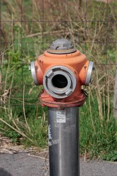 Fire hydrant road Stock Photos