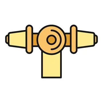 Fire hydrant safety equipment vector flat icon Stock Illustration