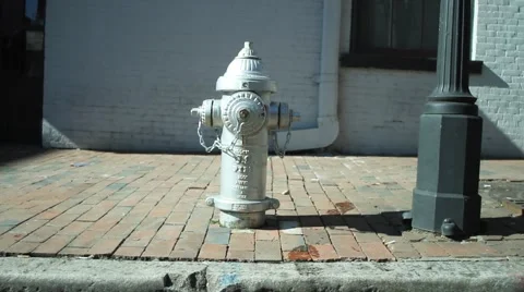 Fire Hydrant Shot Stock Footage 47463374
