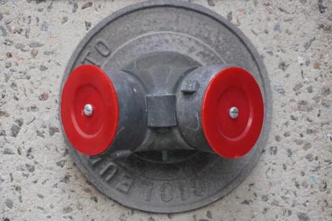 A fire hydrant sign Stock-Fotos