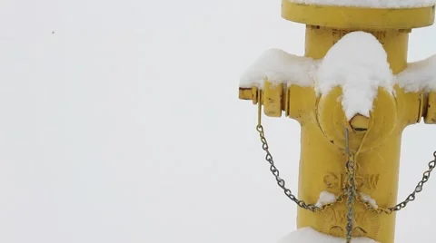 Fire hydrant In Snow 動画素材 3433431
