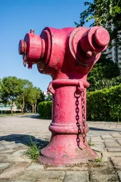 Fire hydrant in the street Stock Photos