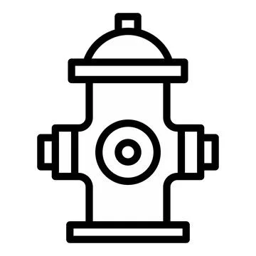 Fire hydrant vector icon-2 Stock Illustration