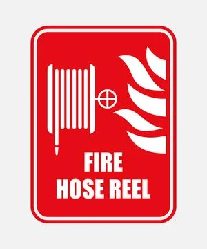 Fire hydrant vector sign Stock Illustration