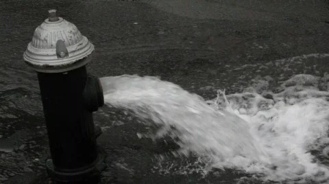 Fire hydrant water Stock Footage 366100
