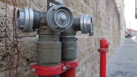 Fire hydrant2 Stock Footage 125403303
