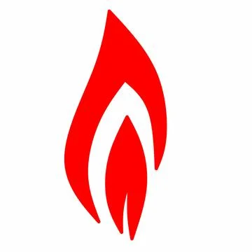 Fire icon. Burning symbol Stock-Illustration
