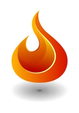 Fire icon. Design element Stock Illustration