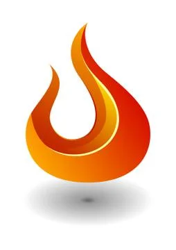 Fire icon. Design element Stock Illustration