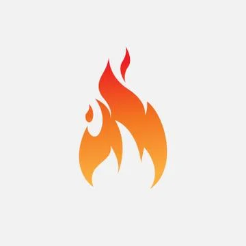 Fire icon design Stock Illustration