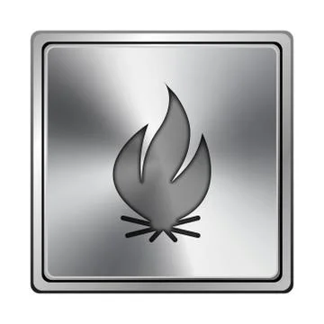 Fire icon Stock Illustration