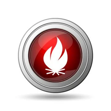Fire icon Stock Illustration