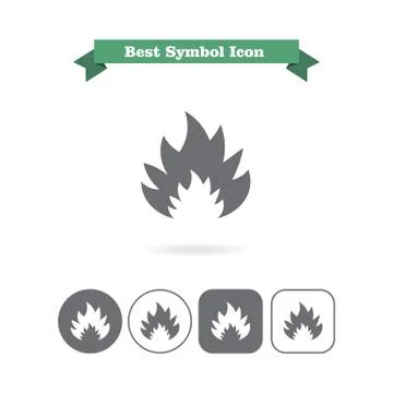 Fire icon 스톡 일러스트