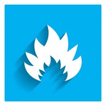 Fire icon Stock Illustration