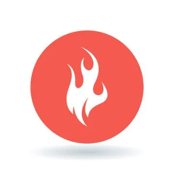 Fire icon Stock Illustration