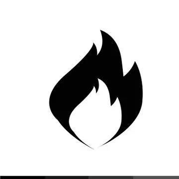 Fire Icon illustration design Stock Illustration