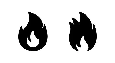 Fire icon vector. fire flame icon Stock Illustration