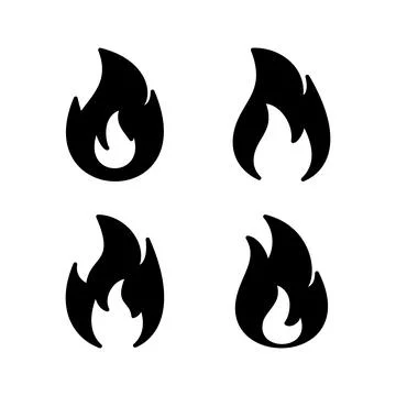 Fire icon vector. fire flame icon Stock Illustration