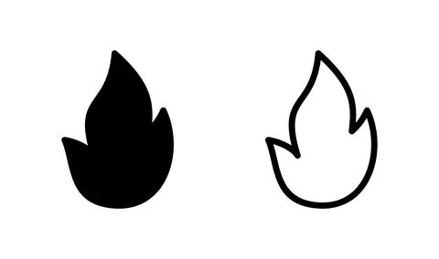 Fire icon vector. fire flame icon. burning icon Stock-Illustration