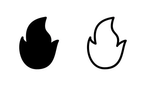 Fire icon vector. fire flame icon. burning icon Stock-Illustration