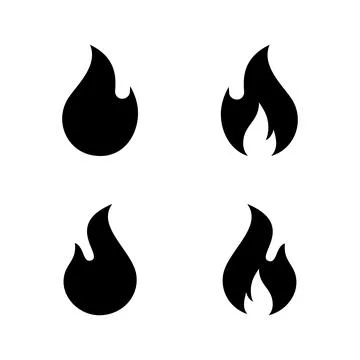 Fire icon vector. fire sign and symbol Stock Illustration
