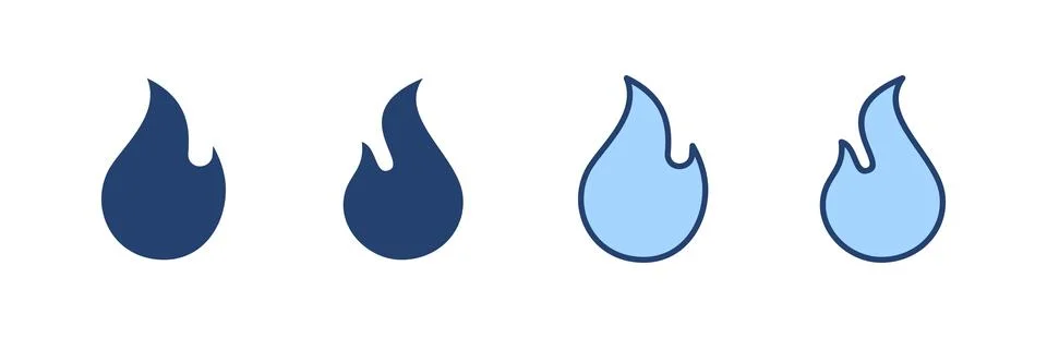 Fire icon vector. fire sign and symbol Stock Illustration