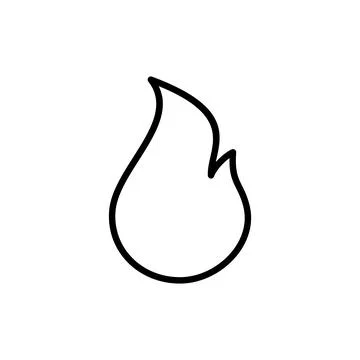 Fire icon vector. fire sign and symbol Stock Illustration