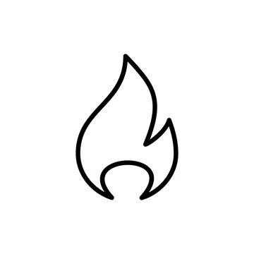 Fire icon vector. fire sign and symbol Stock Illustration