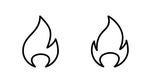 Fire icon vector. fire sign and symbol Stock Illustration
