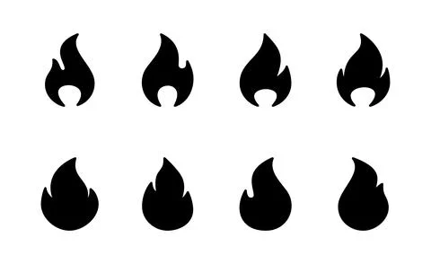 Fire icon vector. fire sign and symbol Stock Illustration