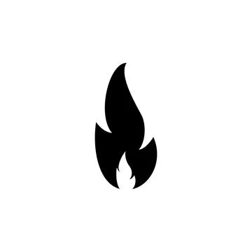 Fire icon vector. fire vector icon Illustrazione stock