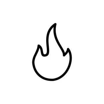 Fire icon vector illustration. fire sign and symbol Stock Illustration